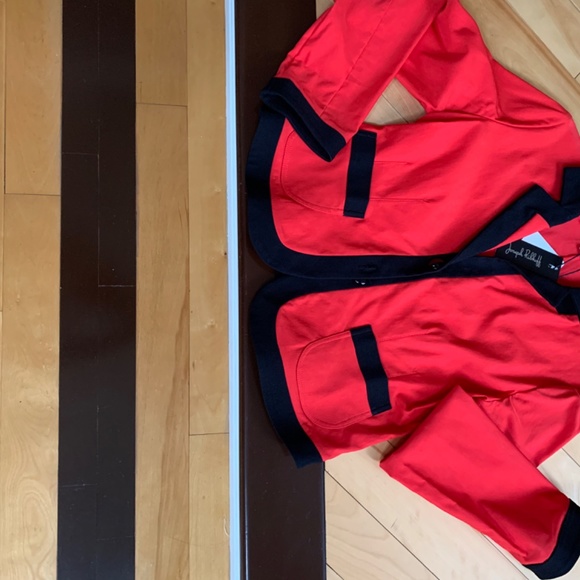 Joseph Ribkoff Red short Blazer/jacket - Picture 4 of 5